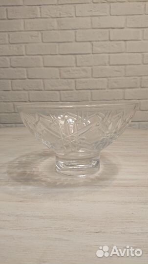 Салатник хрусталь СССР
