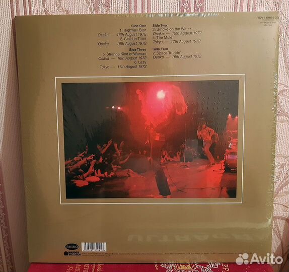 Винил Deep Purple Made in Japan, запечатан, новый