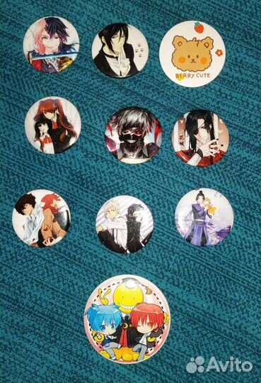 Значки с аниме