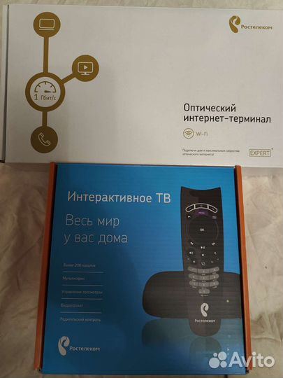Роутер + тв приставка ростелеком