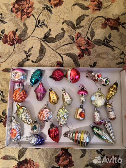 Елочные игрушки СССР