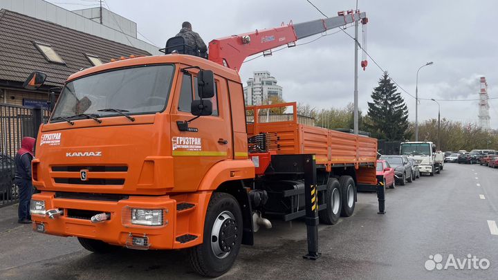 КАМАЗ 65115-48 (А5) с КМУ, 2023