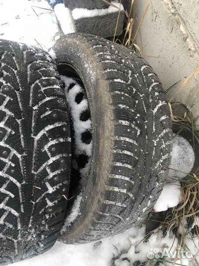Зимняя резина с штампованными дисками