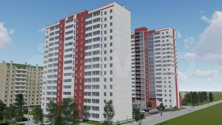 1-к. квартира, 35,6 м², 2/16 эт.