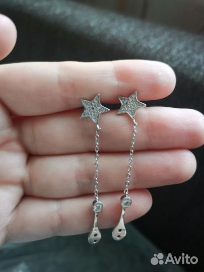 Серебряные серьги