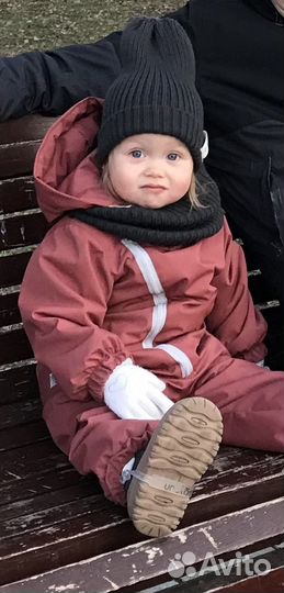 Детский комплект шапка+снуд