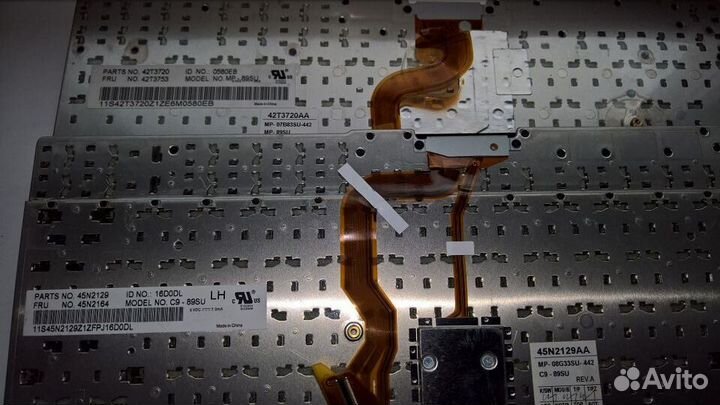 Клавиатура и петли для ноутбука Lenovo X201T X220T