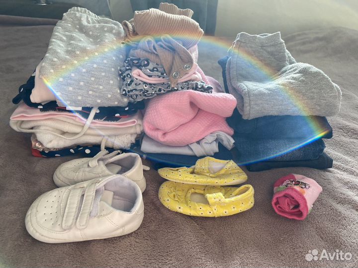 Вещи пакетом на девочку 74-80