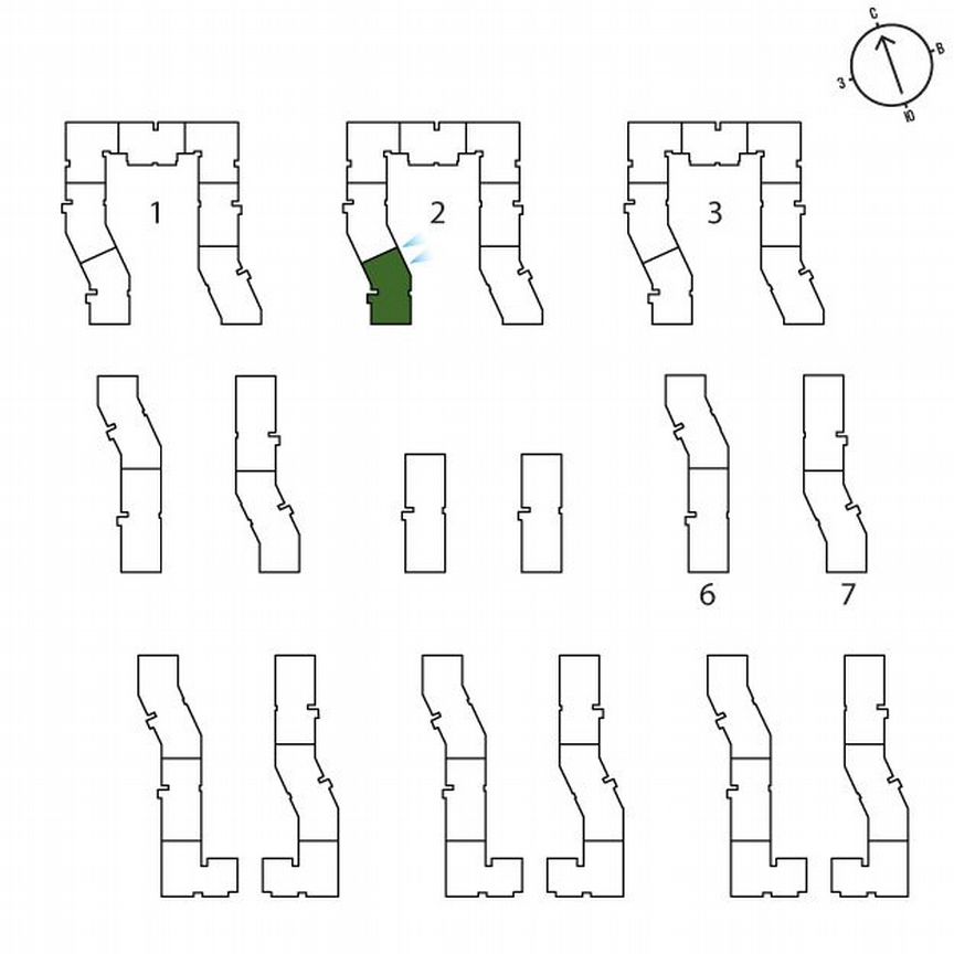 2-к. квартира, 57,1 м², 3/3 эт.