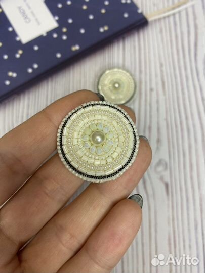 Брошь пегас+серьги