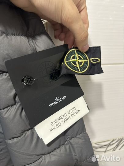 Stone island микропуховик micro yarn down оригинал