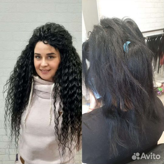 Афрокудри на каркас