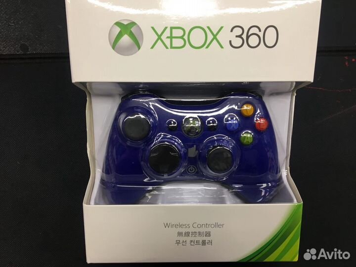 Беспроводной джойстик для Xbox 360 Синий