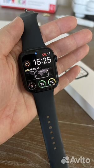 Часы apple watch 7 45 mm aluminum