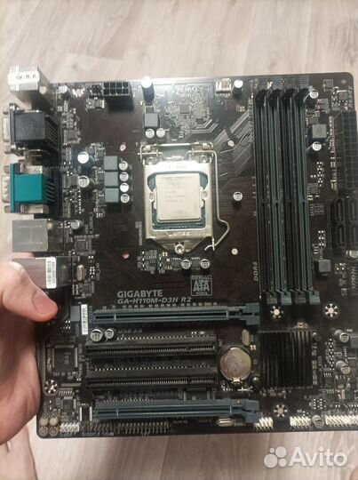 Материнская плата 1151, с процессом i5-6400