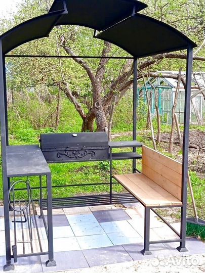 Беседка с мангалом