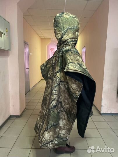 Пончо военный дождевик от тепловизора