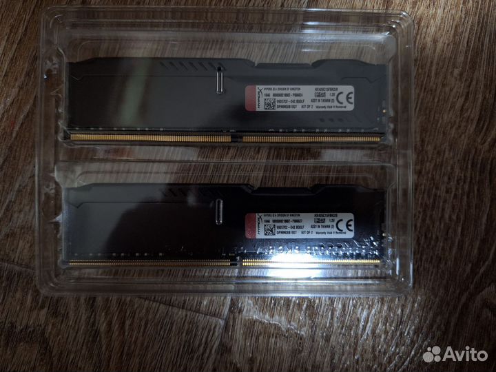 Оперативная память ddr4 hyperx fury 8gb