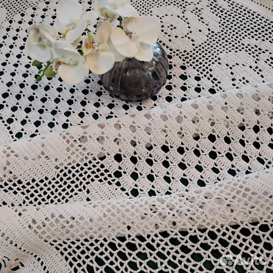 Скатерть вязаная