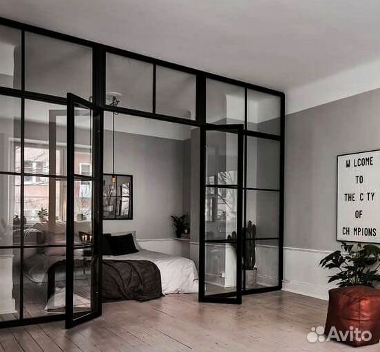 Перегородки из стекла