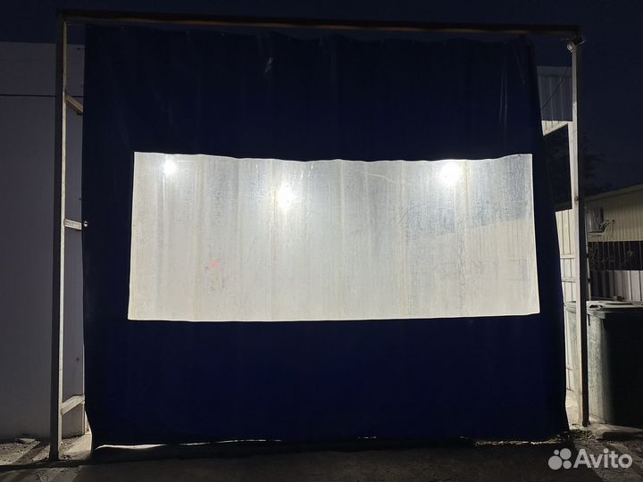 Шторка пвх для огорождение