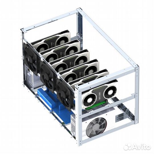 Каркас металлический для майнинг ферм на 6, 8, 12