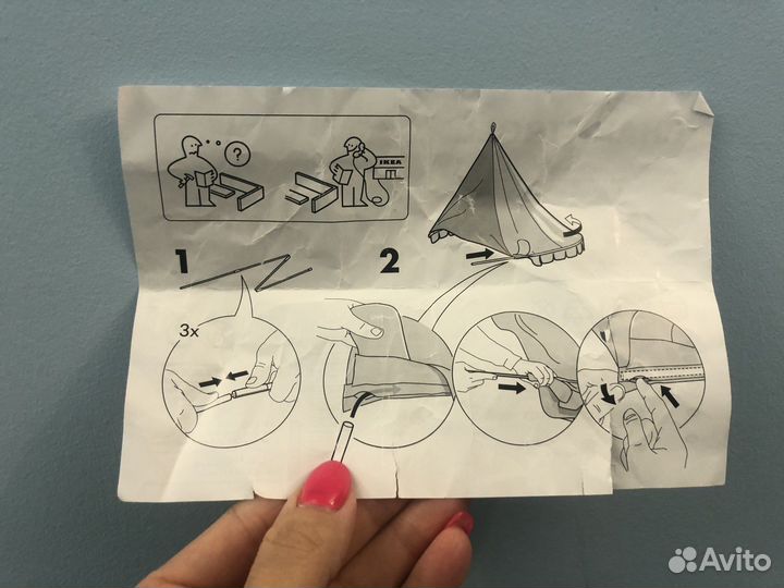 Детский балдахин полог на кровать IKEA