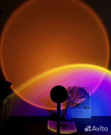 Ночник проектор Sunset - Красный Закат