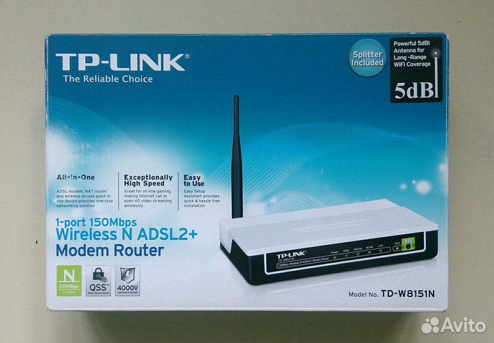 Роутер adsl2+