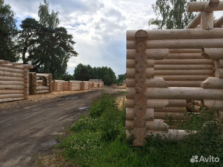 Срубы дома бани Тверские