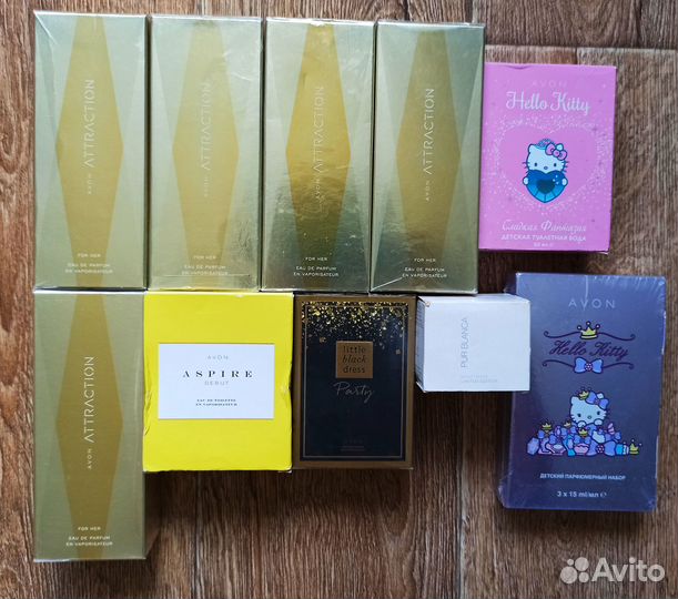 Снятая парфюмерия Avon