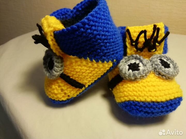 Пинетки для новорежденных ручной работы 450