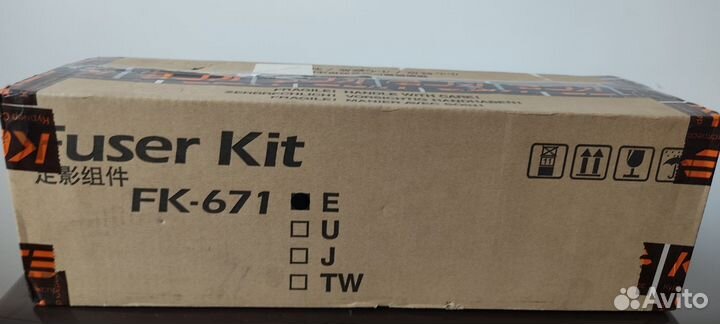 FK-671 печка в сборе для taskalfa 300i