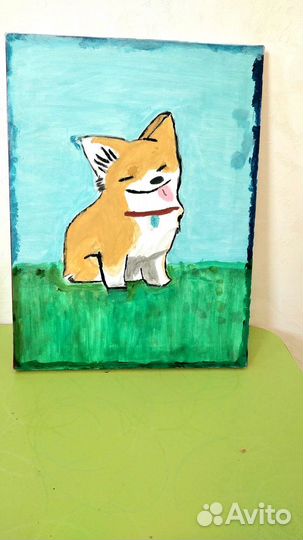 Картина корги