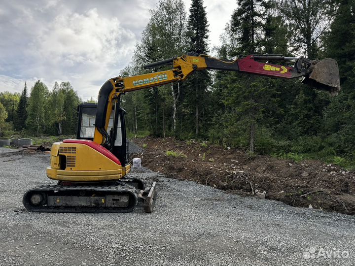 Мини-экскаватор Komatsu PC50UU-2, 2012