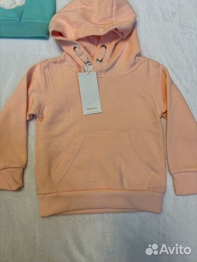 Толстовка свитшот для девочки утепленный 98