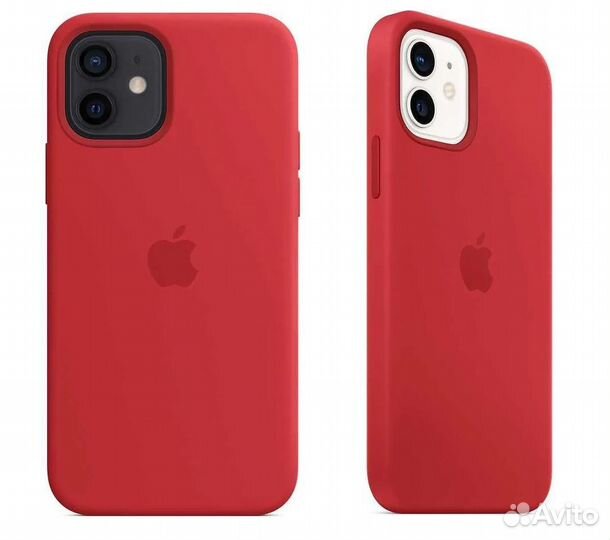 Оригинал Silicone Case для iPhone 12 /12 Pro Red
