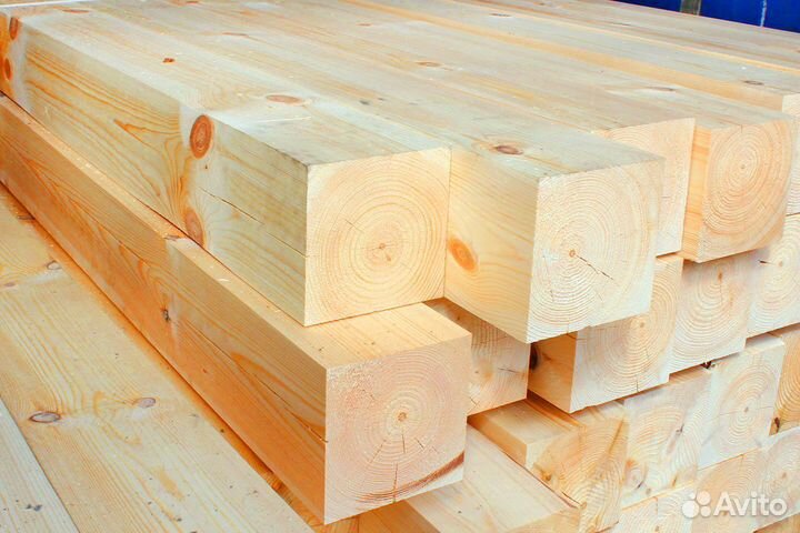 Брус от производителя 150х150мм, 1-2сорт, гост