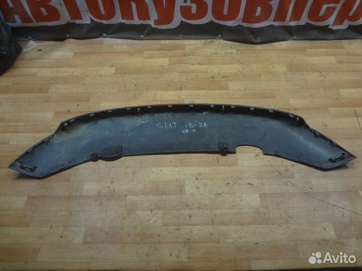 Спойлер бампера заднего seat ibiza