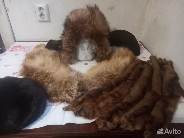 Натуральный мех шапка и шкурки