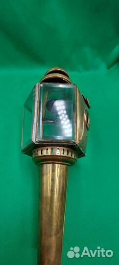 Антикварный каретный фонарь