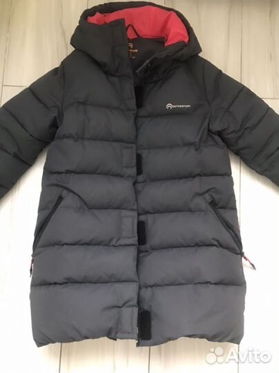 Пуховик для девочки 128-134