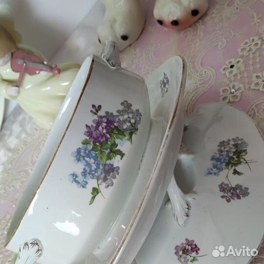 Старинный соусник, блюдо Зик