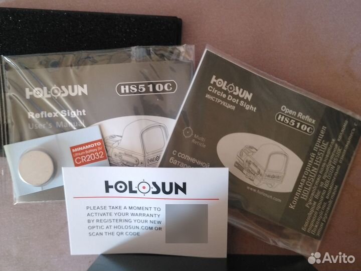 Коллиматорный прицел holosun hs510c