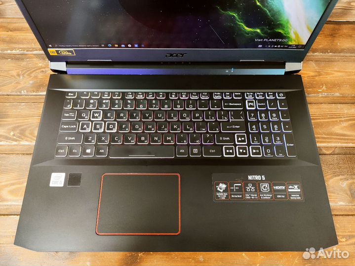 Ноутбук Acer Nitro 5 17.3 Intel i5 RTX 3060 IPS 14