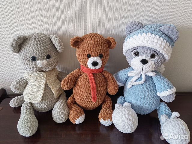 Вязаные игрушки на заказ и в наличии