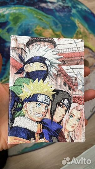 Обложка Наруто нат.кожа