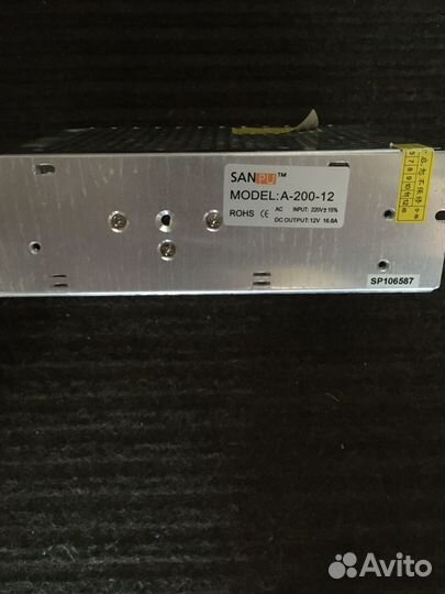 Блок питания для светодиодных лент A-200-12