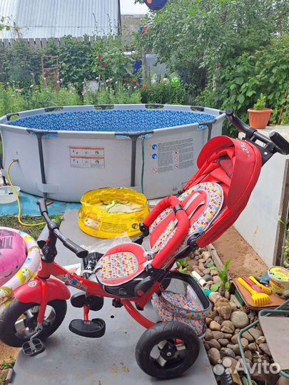 Детский трехколесный велосипед фишер прайс