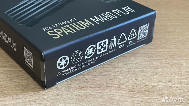SSD 1TB MSI spatium M480 play (M.2)